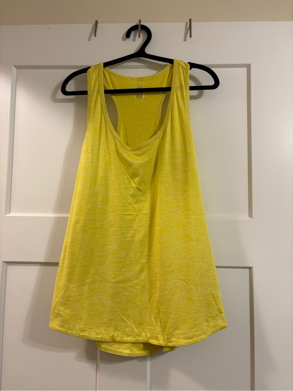 GAIAM Sunny Yellow Racerback Tank - Lightweight Active Knit